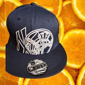 New Era New York Yankees Cooperstown Navy 9FIFTY Snapback‎ Hat Baseball Cap